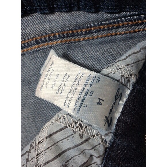 seven7 jeans Womens Sz 14 Blue Denim Classy Casual High Rise Tummless Slim Boot - Picture 8 of 11